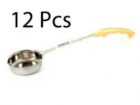 Stainless Steel 3 Oz. Food Portioner, Plain, Ivory. Thickness: 0.9 mm Weight: 92 gms. Length: 13 inches