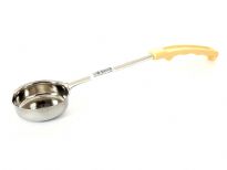 Stainless Steel 3 Oz. Food Portioner, Plain, Ivory. Thickness: 0.9 mm Weight: 92 gms. Length: 13 inches.