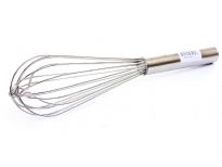 Stainless Steel French Whip with SS Pipe Handle. Weight: 150 gms