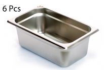 Stainless Steel 1/4 x 4" x 24 Gauge Food Pan 
NSF