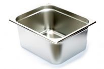 Stainless Steel 1/2 x 6" x 25 Gauge Food Pan
NSF