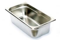 Stainless Steel 1/3 x 4" x 25 Gauge Food Pan
NSF