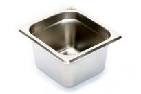 Stainless Steel 1/6 x 4" x 25 Gauge Food Pan
NSF