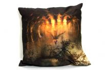 Halloween Sofa Cushion with LED light. Batteries not included.