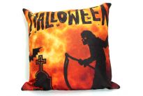 Halloween sofa Cushion with LED lights. Batteries not included.