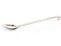 Stainless Steel 19 inches professional one piece basting spoon.Thickness: 1.5 mmWeight: 173 gms.