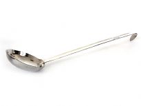 Stainless Steel 19 inches professional one piece Ladle.Thickness: 1.5 mmWeight: 248 gms.