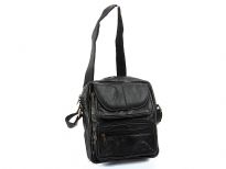 Genuine leather men shoulder bag