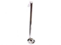 One piece stainless steel 1 Oz. measuring ladle. Made in IndiaThickness: 0.9 mmWeight: 60 gms.Length: 12 Inches