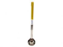 Stainless Steel Color Coded Measuring Ladle 1 Oz. YellowThickness: 0.9 mmWeight: 60 gmsLength: 12 inches