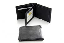 Genuine Leather Bi-fold men wallet. RIFD Secure