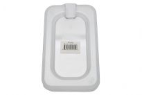 Clear Polycarbonate 1/9 size food pan Notched cover. NSF