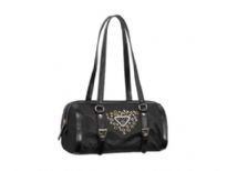 Polyester Fashion Handbag. Top zipper closing.