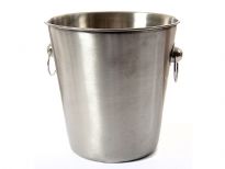 Stainless Steel 8.5 inches Matt Finish Wine Bucket. Made in India