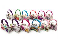 This is a dozen pack of mini purse for coins and small items. Assorted colors.