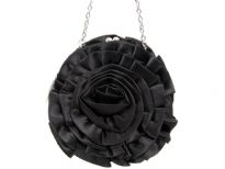 Rose Flower(Both sides) Satin Evening Bag