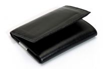 Carry your money in style. This is a genuine leather Tri-fold mens wallet. Hand-crafted lambskin leather double bill wallet is very soft to the touch. As this is genuine leather, please be aware that there will be some small creases and nicks in the leather but the wallet are all brand new. 