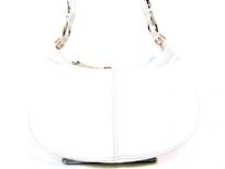 Faux Leather Fashion Handbag. top zipper closing.