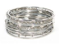 Metal Bangles (9 pieces set)