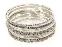 Metal Bangles (9 pieces set)