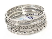 Metal Bangles (9 pieces set)