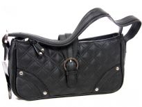 PVC Quilted Fashion Handbag. Top zipper closing.