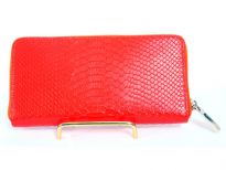 Genuine Leather all round zipper ladies wallet