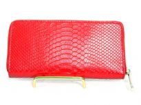 Genuine Leather all round zipper ladies wallet