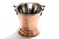 Hammered Copper Double wall Balti Dash.