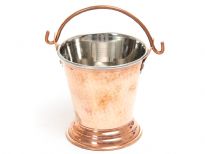 Stainless Steel Double walled hammered copper Vertical Balti Dish