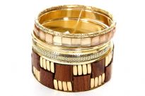 Five piece bangle set