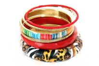 Six pieces bangle set