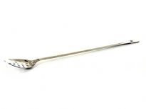 Stainless Steel 21 inches perforated basting spoon.<br> Thickness:1.4 mm <br> Weight: 171 gms