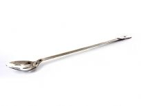 Stainless Steel 21 inches Slotted Basting Spoon.<br> 
Thickness: 1.4 mm <br> 
Weight: 172 gms.