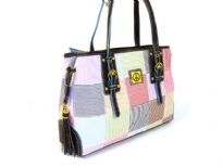 Designer Inspired Peace Sign Patch Handbag