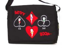 Microfiber Betty Boop Messenger Bag