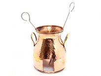 BBQ Hot Server Copper/Wood base