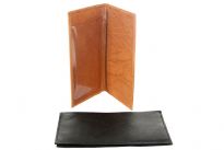 Genuine Leather Check Book cover