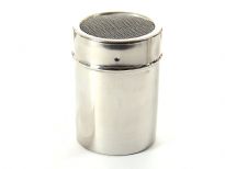 Stainless Steel 10 Oz.Dredge/Shaker for Powdered sugar with PVC Cover