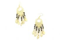 Golden and Black earrings