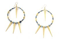 Golden and Turquoise earrings