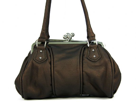 Wholesale Handbags #es-9897-bz Medium size shoulder bag with metallic ...