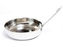 Stainless Steel Hammered Fry Pan Dish - 6.25 inches