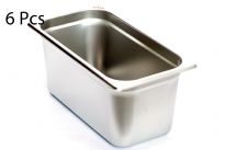 Stainless Steel 1/3 x 6" x 24 Gauge Food Pan
NSF