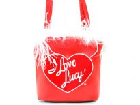 I Love Lucy Bucket Bag. Magnetic Button closure and Double Handle.
