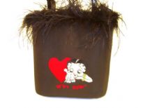 Betty Boop Fur Bucket Bag