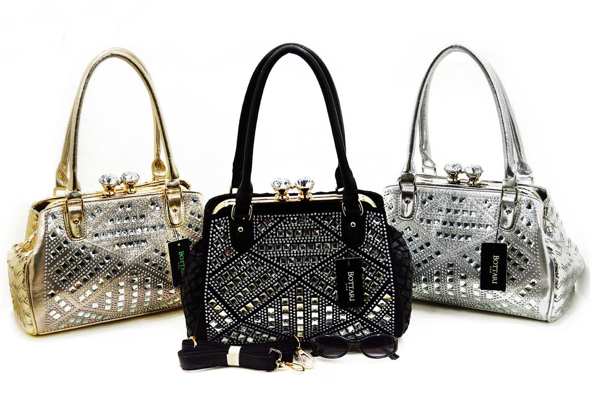 Wholesale Handbags hy1531 Fashion handbag studded with Rhinestones