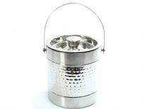 Hammered Stainless Steel Ice Bucket