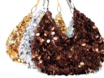 Hand Beaded Sequin Evening Bag