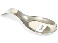 Keep your stove and counters mess-free with this stainless steel spoon rest. Constructed from stainless steel, this durable 8-inch spoon rest will not warp, melt or burn near hot surfaces. This spoon rest is also non-porous, meaning it will not stain or absorb any odors. The sleek look of stainless gives this spoon rest a modern flair that is great for contemporary kitchens. Dishwasher safe for easy cleanup.